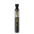 Fanttik Slim V10 Mate cordless car vacuum with LED indicator lights and brush attachment.