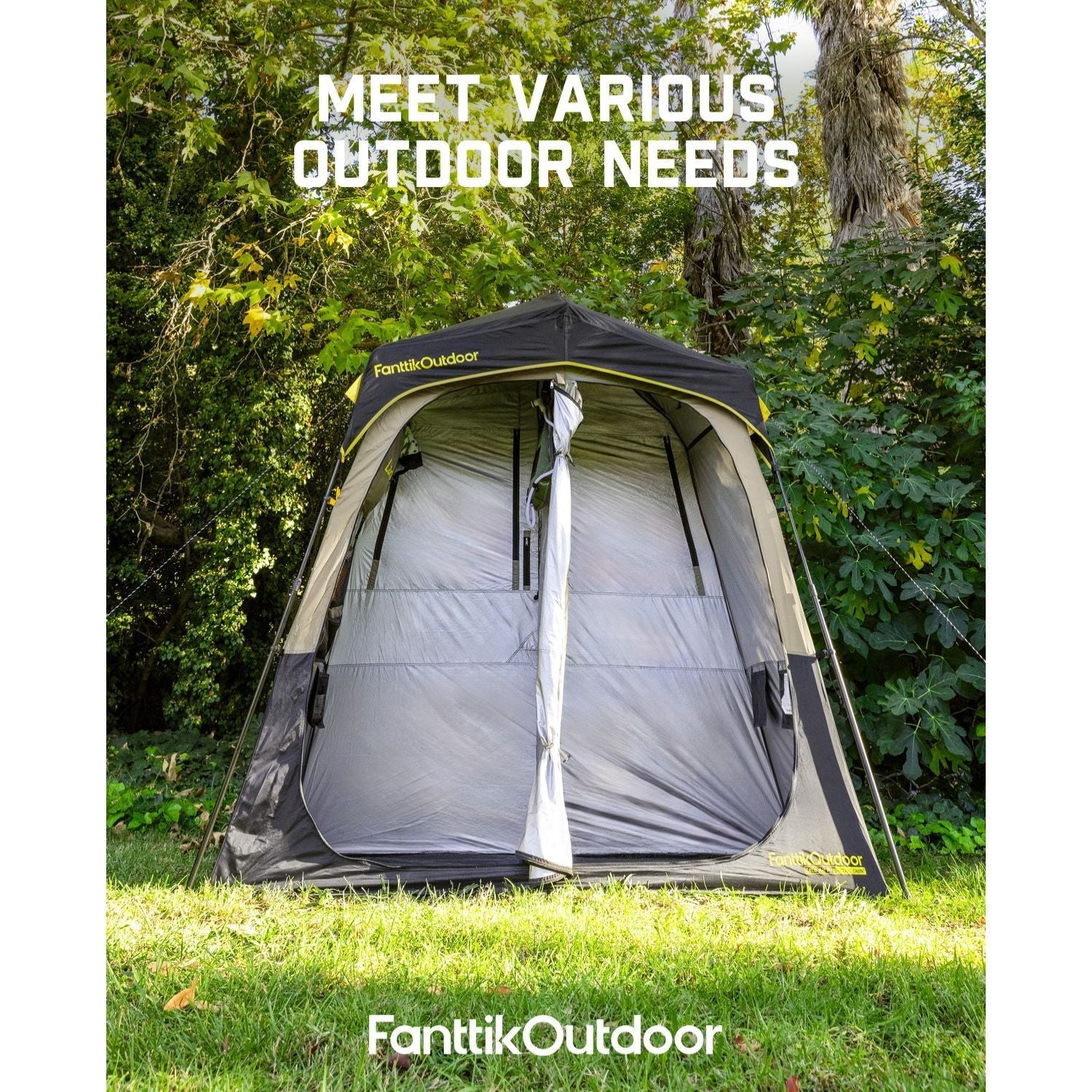 FanttikOutdoor Zeta A2 Pro shower tent for camping and outdoor needs, with easy setup and privacy features.