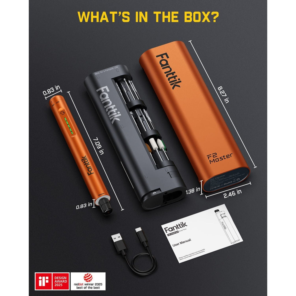 Fanttik F2 Master vape device with accessories on a dark background