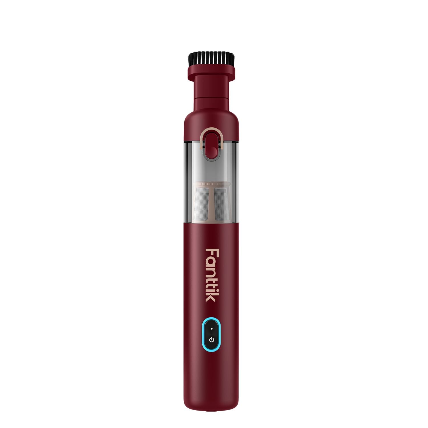 Fanttik Slim V8 Apex Car Vacuum RobustClean Red with brush head attachment