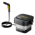 Fanttik NB10 Fold cordless pressure washer with hose, compact black and yellow portable cleaner