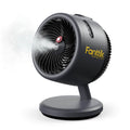 Fanttik MistFlow 100 Pro portable misting fan in dark gray with base, cooling mist stream