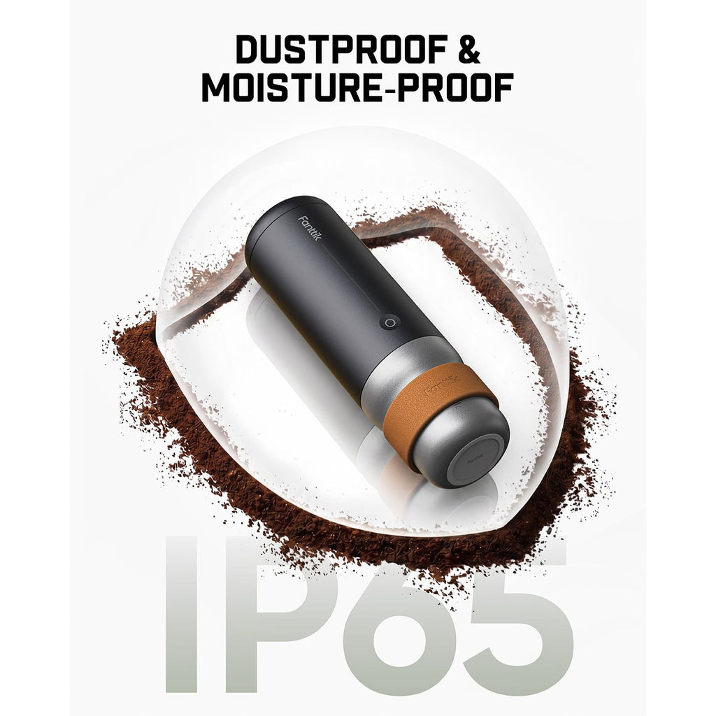 Dustproof and moisture-proof device with 'IPO5' text on a white background