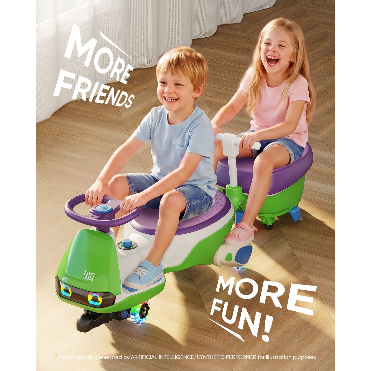 FanttikRide N10 Trailer for N10 Series Wiggle Car