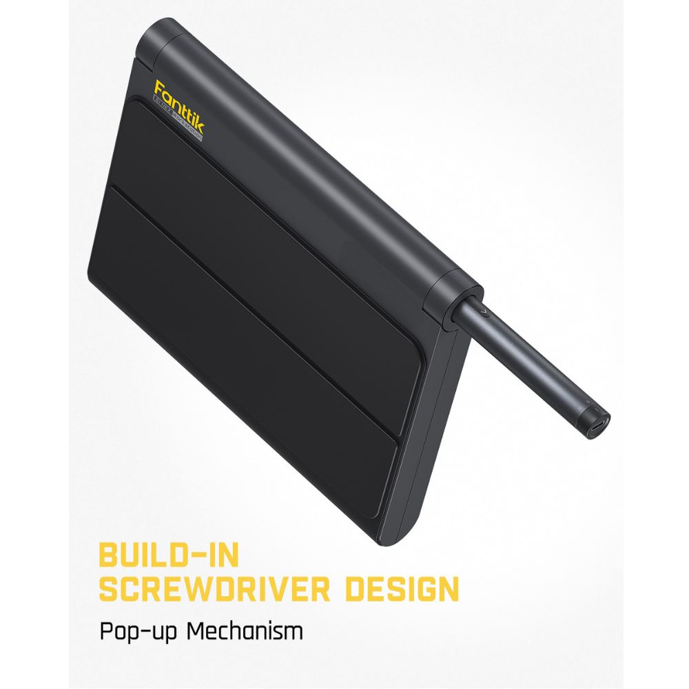 Fanttik E1 NEX Workstation with build-in screwdriver design and pop-up mechanism