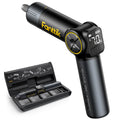 Fanttik Fold S1 APEX Deluxe Cordless Screwdriver with 20 bits and magnetic storage box.