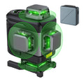 Fanttik D16 APEX Laser Level with 16 green laser lines and digital display, includes carrying case.