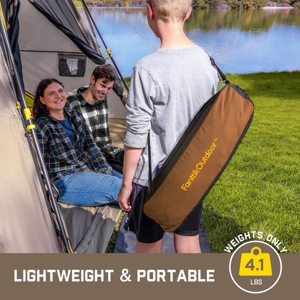 FanttikOutdoor Zeta L8 Max Rocker Camping Chair, lightweight and portable at 4.1 lbs.