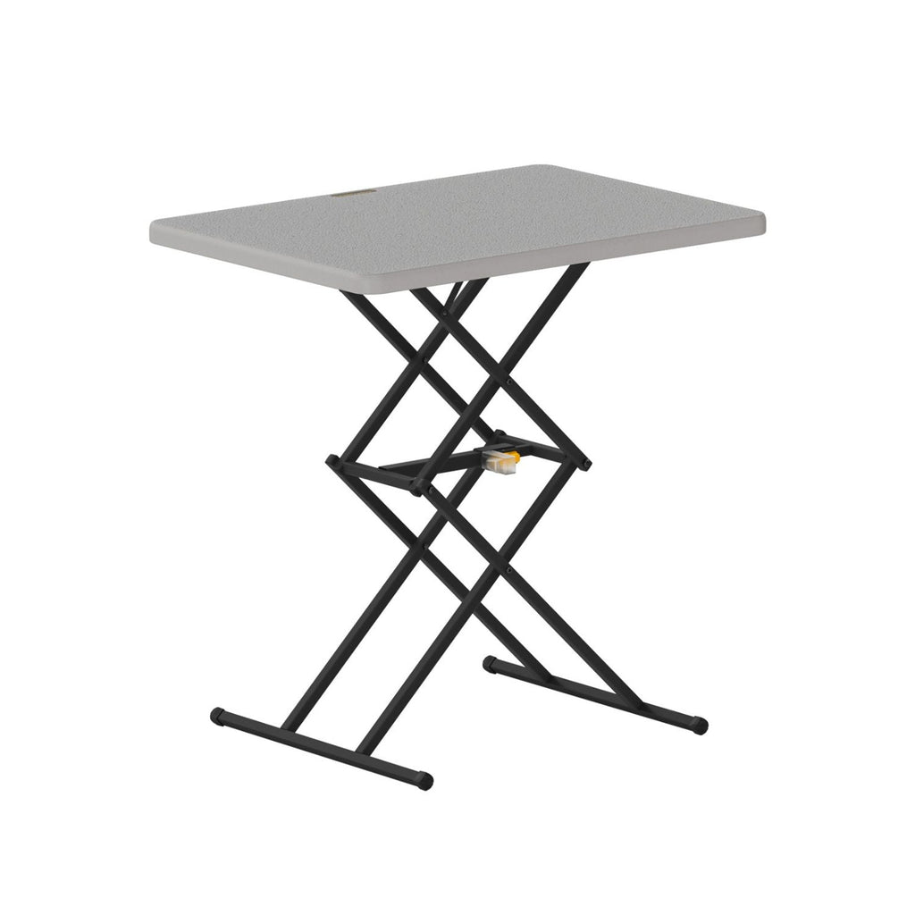 FanttikOutdoor Zeta X1 Pro 28" gray folding table with adjustable height scissor base