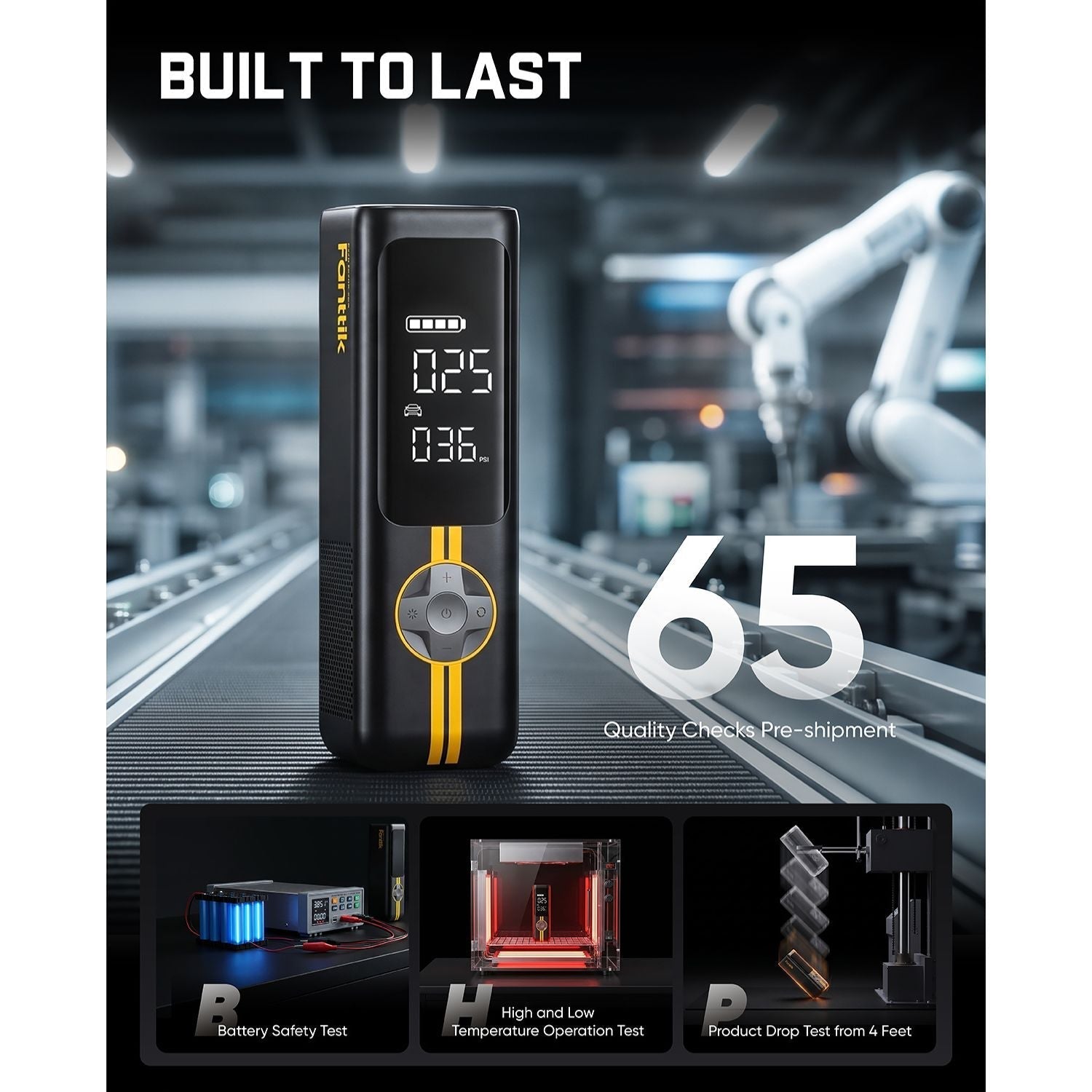 Every X8 Apex undergoes 65 rigorous tests before leaving the factory, covering everything from battery safety to machine performance, from inflation accuracy to 1.2-meter drop resistance — no exceptions. X8 Apex — tested so you can trust