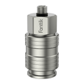 Fanttik S08 1/4 inch female industrial air coupler with threaded connector.