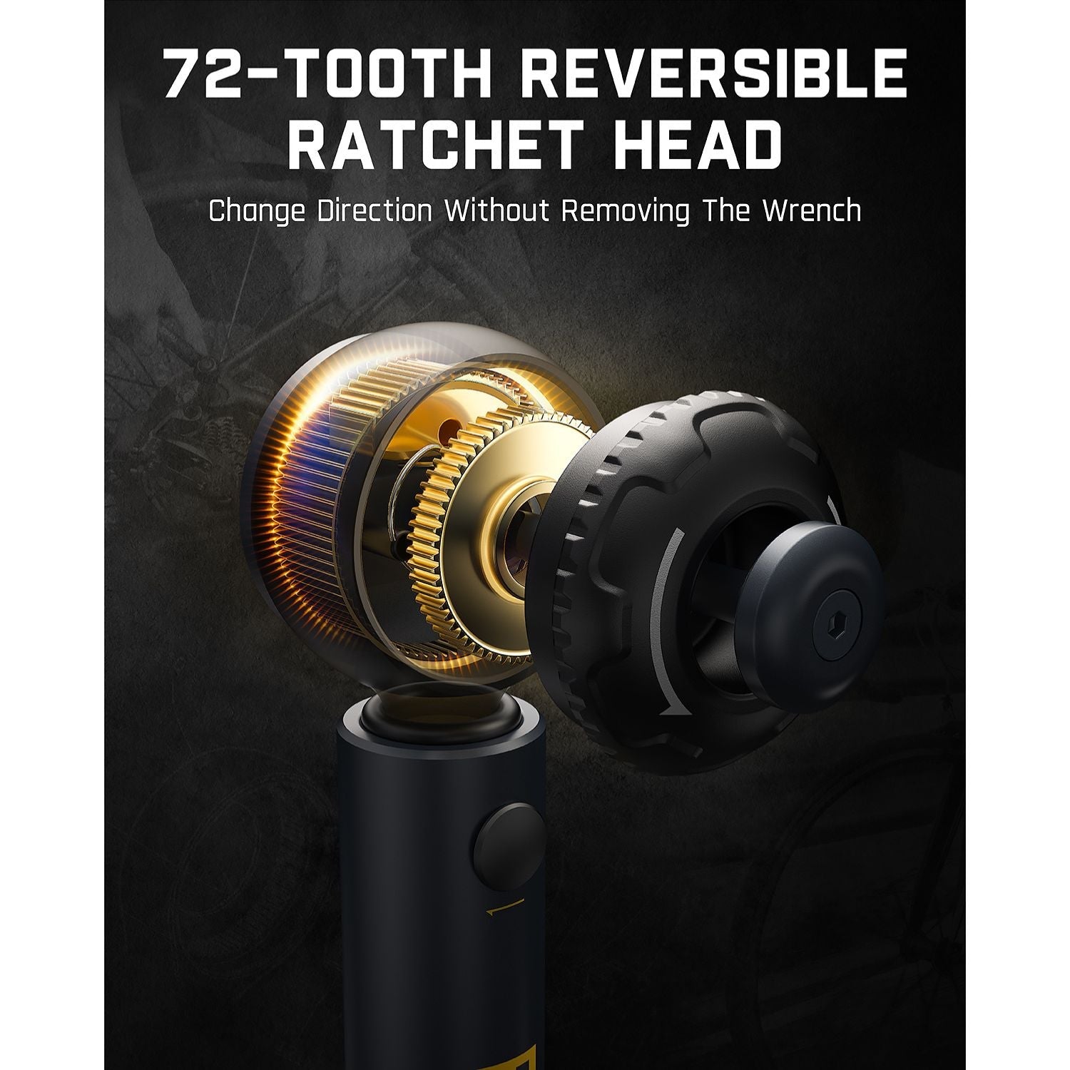 Fanttik WB10 Nova torque wrench 72-tooth reversible ratchet head mechanism