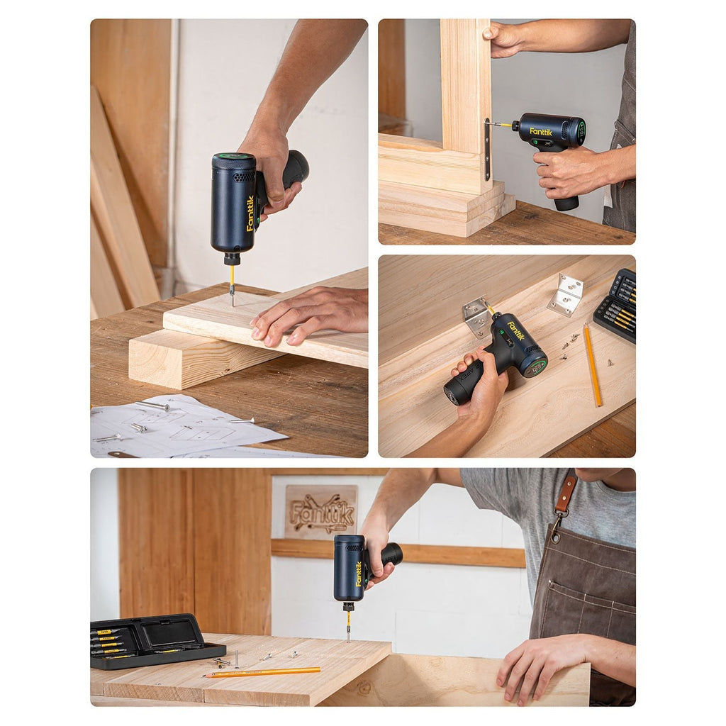 Fanttik REX K2 APEX impact driver for cabinet assembly and tight-space woodworking